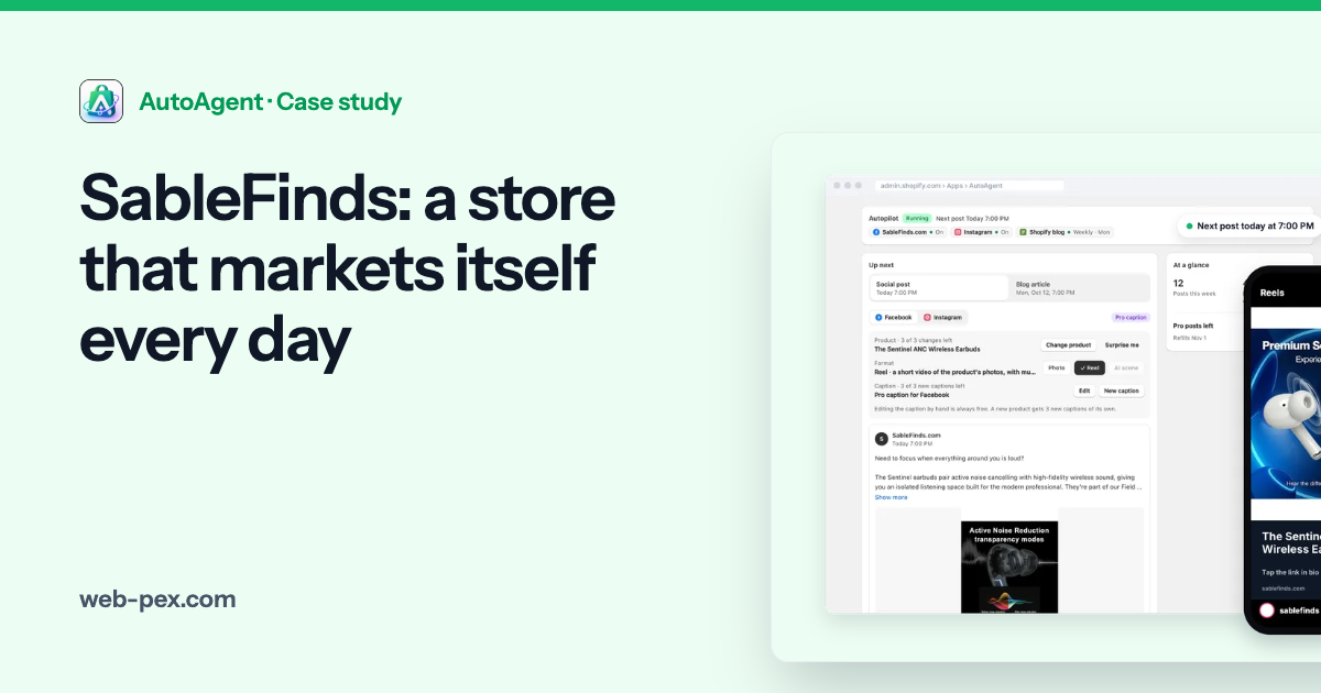 SableFinds: a store that markets itself every day